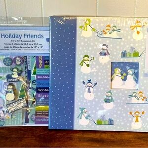 NWT IMAGINE THAT, HOLIDAY FRIENDS, Scapbook and Kit, 12x12